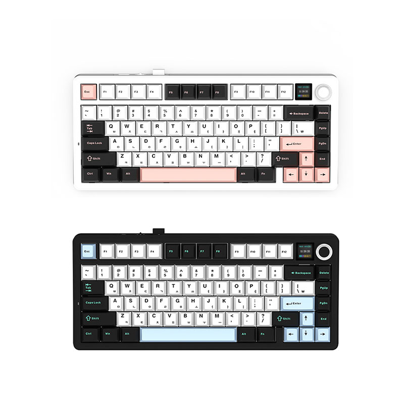 F75Max 유무선 독거미 LCD 기계식 키보드 펀키스 정품